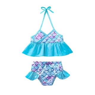 Trajes de dos piezas para niñas pequeños/trajes de baño de secado rápido para playa/traje de baño