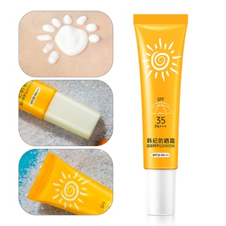 huyunbu 10g crema solar ligera suave natural reparación de humedad uv protector solar para mujeres (1)