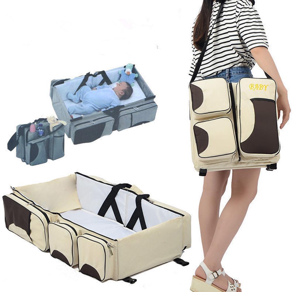 Portátil cama de bebé cuna cambiador de viaje cuna de viaje cama mami bolsa de viaje multifunción Beg