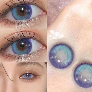 UYAAI 2 pzs/par lentes de contacto de Color Cosplay lentes cosméticos para ojos lentes de contacto Anime niña lágrimas
