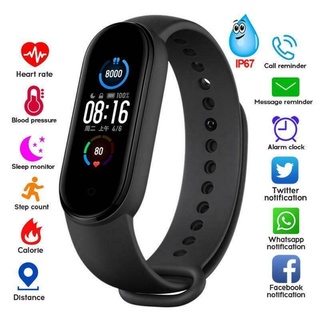 Ready M5 Smart Sport Band Fitness Tracker Pedometer Heart Rate Blood Pressure Monitor Bluetooth-compatible Smartband Bracelets Men Women homix (1)