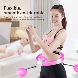 [disponible en inventario] hula hoop digital inteligente, cintura delgada y abdomen, hula hoop perezoso, máquina de ejercicio de pérdida de peso