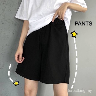 Casual pantalones cortos de las mujeres de cintura alta suelta desgaste exterior adelgazar todo-partido ancho de la pierna pantalones más el tamaño de pantalones cortos rectos