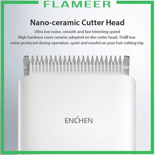 [FLAMEER] Cortadora de pelo eléctrico para adultos, color blanco