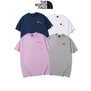 Original THE NORTH FACE camisetas verano 2021 nuevo de alta calidad de las mujeres impreso suelto casual cuello redondo manga corta camiseta
