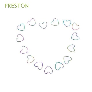 Preston hermoso pendientes cartílago oreja perno Daith Piercing de acero quirúrgico anillo de corazón amor moda aro para regalos/Multicolor