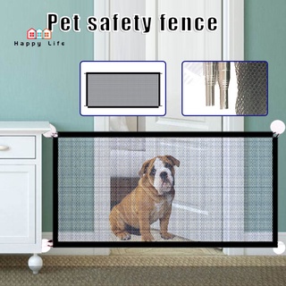 protector de seguridad para mascotas, malla, puerta de perro, plegable, plegable, para puerta de entrada y escalera