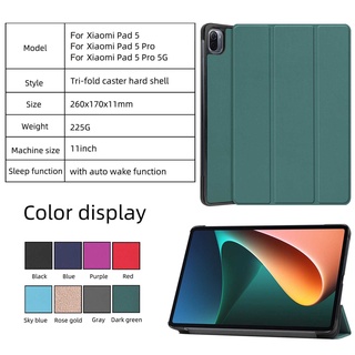 Funda De cuero Magnética con Flip Smart Para Xiaomi Mi Pad 5 MiPad 5 Pro 11-inch 2021