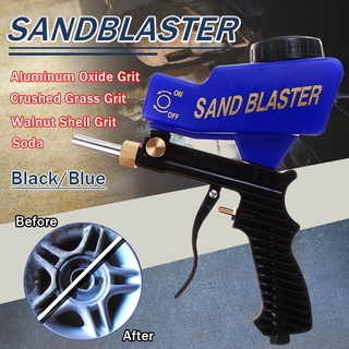 sandblasting de aire de mano sandblaster portátil medios de granallado con punta