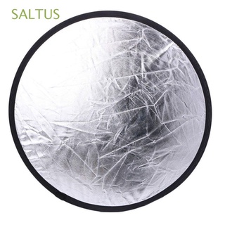SALTUS Portable Reflector Nylon Cloth Camera Accessories Backgrounds Pratical With Storage Bag Photo Studio Indoor Soften Light 2 In1 Tiny Reflector