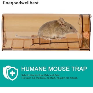 fgwb 2pcs transparente reutilizable ratón trampa roedores ratones live catcher pequeños animales jaula caliente