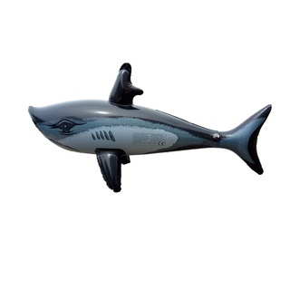 cyclelegend de alta calidad pvc inflable tiburón piscina de seguridad flotador agua juguete para niños niños (7)