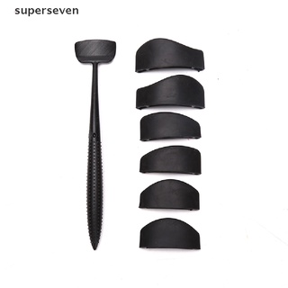 [supers] kit de línea de pliegues 6 en 1 aplicador de sombra de ojos de silicona para sombra de ojos herramienta de arrugas. (4)