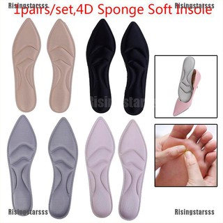 4d esponja plantilla arco apoyo para las señoras tacones altos zapatos de masaje plantillas