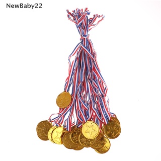 20pcs niños oro plástico ganadores medallas deportes día fiesta bolsa premio premios juguetes para decoración de fiesta {bigsale}