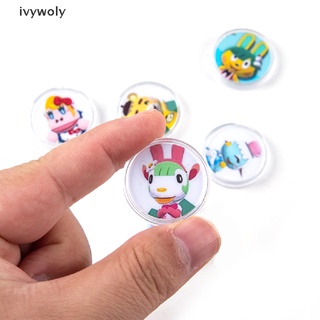 Ivywoly 6 Unids/set Animal Crossing Amiibo Sanrio Round NFC Tag Card Para Nintendo CL
