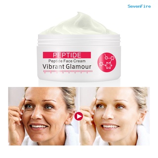 sevenfire 30g péptido crema facial levantamiento de arrugas eliminación de extracto natural colágeno puro blanqueamiento facial anti envejecimiento crema para las mujeres