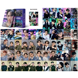 54pcs/box Stray Kids Nuevo Álbum The Sound STAY in HOME SWEET MAXIDENT CIRCUS Time Out Photocards Album LOMO Postal (2)
